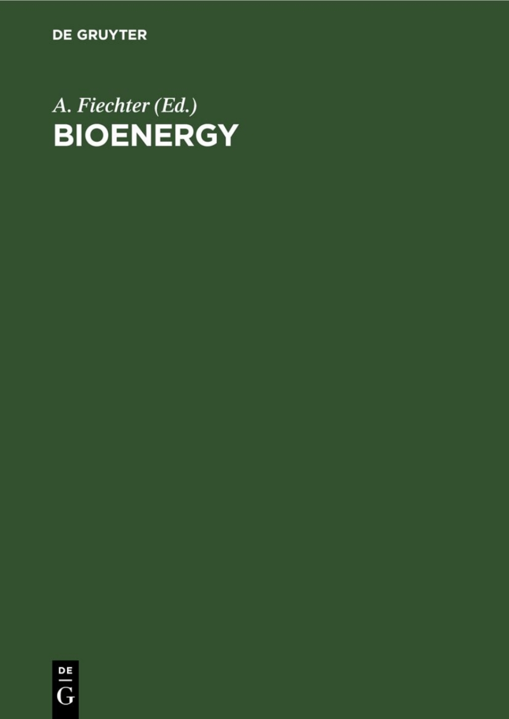 Bioenergy - 1st Edition (eBook)