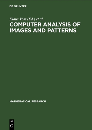 صورة الغلاف: Computer Analysis of Images and Patterns 1st edition 9783112576199