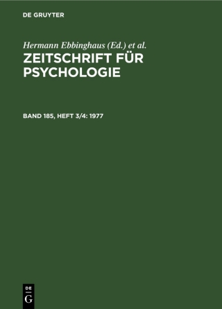 Imagen de portada: 1977 1st edition 9783112579831