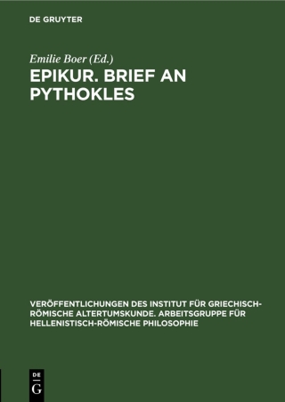 Cover image: Epikur. Brief an Pythokles 1st edition 9783112579916