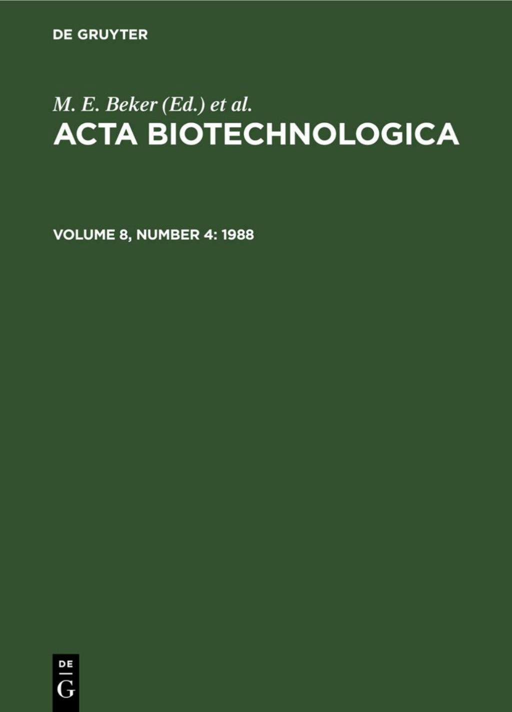 1988 1st Edition