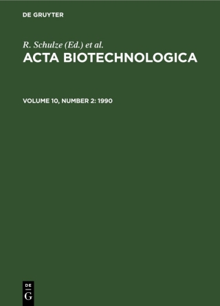 Imagen de portada: 1990 1st edition 9783112581971