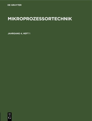 Cover image: MP. Jahrgang 4, Heft 1 1st edition 9783112592434