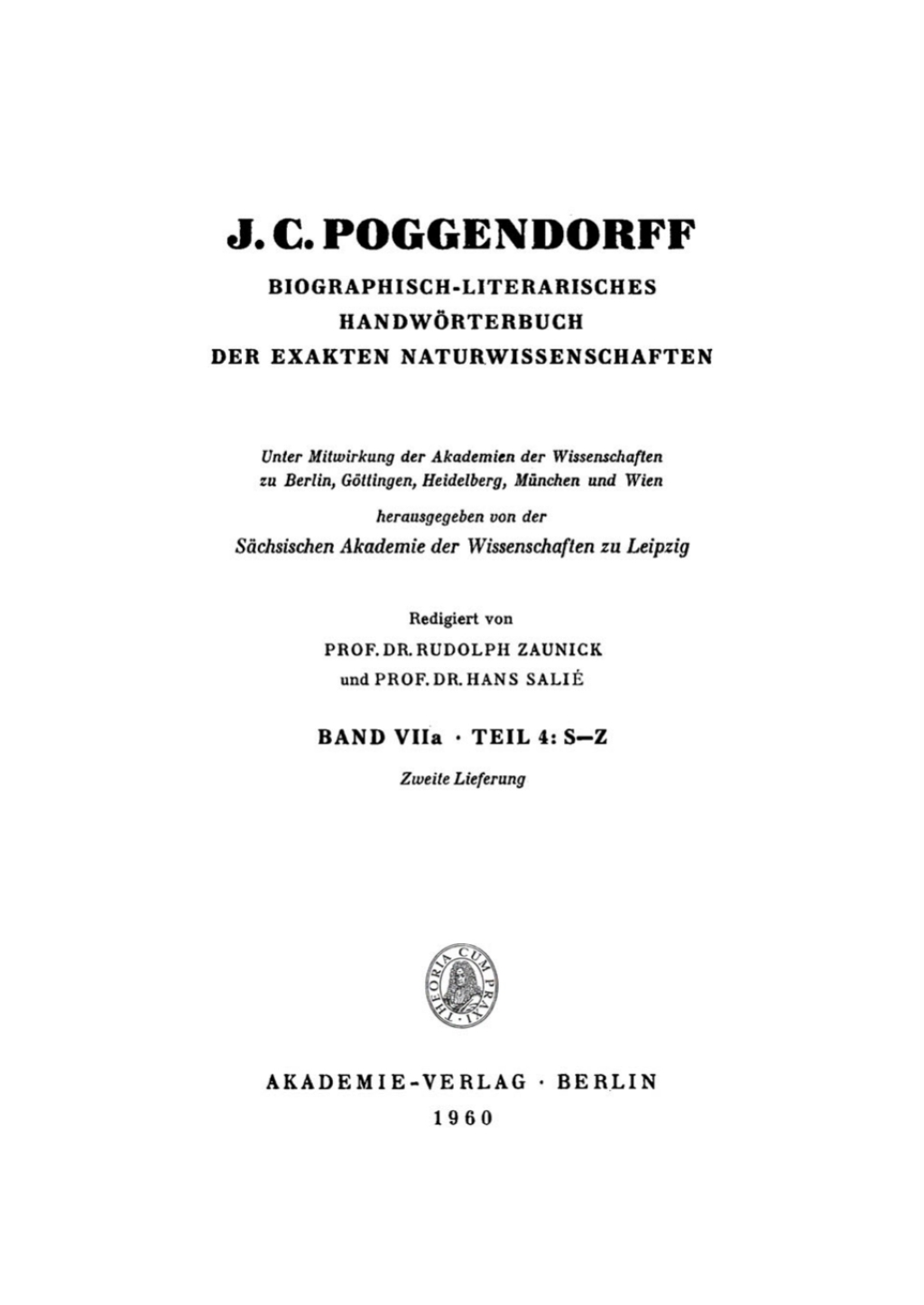 S – Z, Lieferung 2 1st Edition
