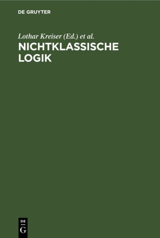 Imagen de portada: Nichtklassische Logik 2nd edition 9783112594735