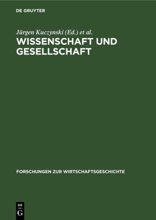 Cover image: Wissenschaft und Gesellschaft 2nd edition 9783112597194