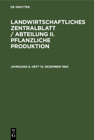 Cover image: Dezember 1963 1st edition 9783112598191