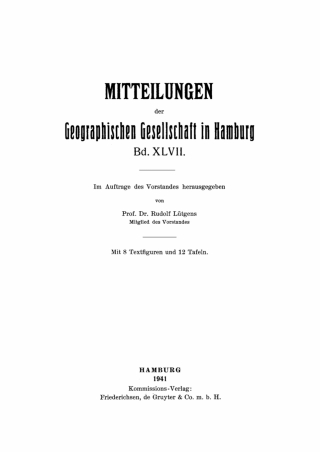 Imagen de portada: Zur Geographie der Republik Guatemala 1st edition 9783112599099