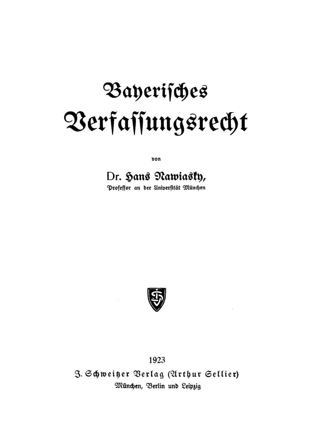 Bayerisches Verfassungsrecht 1st Edition
