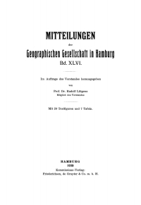 Omslagafbeelding: Das Geographische Seminar des Kolonial-Instituts und der Hansischen Universität 1908–1935 1st edition 9783112605790