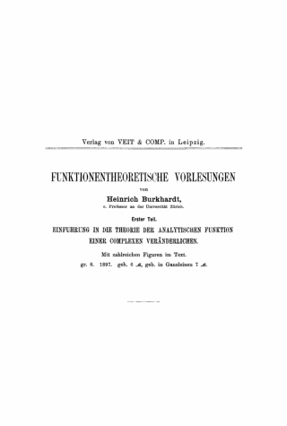 Imagen de portada: Elliptische Funktionen 1st edition 9783112608937