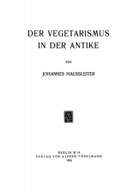 表紙画像: Der Vegetarismus in der Antike 1st edition 9783112609859