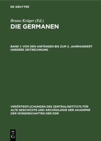 Imagen de portada: Von den Anfängen bis zum 2. Jahrhundert unserer Zeitrechnung 1st edition 9783112617939