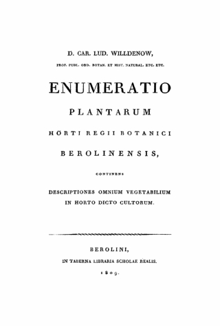 表紙画像: Heinrich Friedrich Link: Enumeratio Plantarum Horti Regii Botanici Berolinensis. Pars 1 1st edition 9783112630730