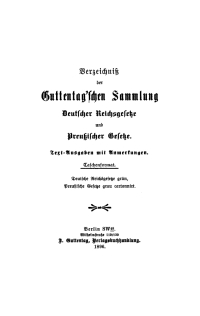 Imagen de portada: Das Reichsbeamtengesetz vom 31. März 1873 und seine Ergänzungen 1st edition 9783112631577