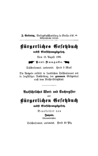 Cover image: Gesetz betreffend die Pflichten der Kaufleute bei Rufbewahrung fremder Werthpapiere 1st edition 9783112634455