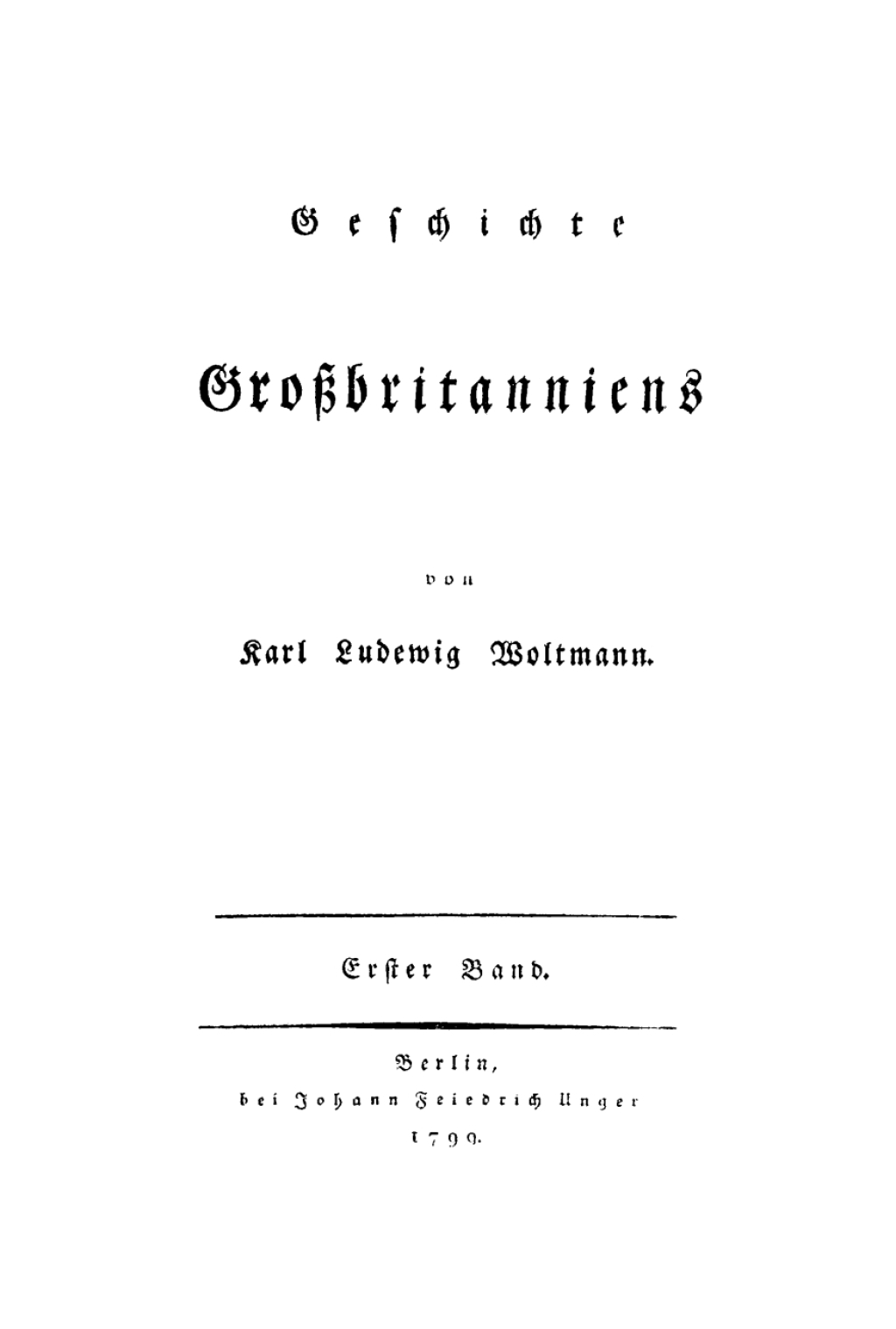 Geschichte Großbritanniens, Band 1 1st Edition