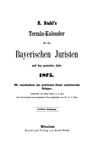 Imagen de portada: 1875 1st edition 9783112637616