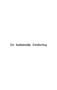 Cover image: Der kaufmännische Dienstvertrag nach deutschem Recht 1st edition 9783112637678