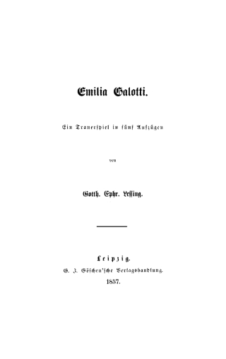 Cover image: Emilia Galotti 1st edition 9783112638798