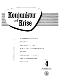 Immagine di copertina: Konjunktur und Krise. Jahrgang 10, Heft 4 1st edition 9783112645598