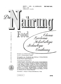 Immagine di copertina: Die Nahrung. Jahrgang 22, Heft 1 1st edition 9783112646090