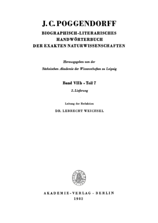 Cover image: Lieferung 2 1st edition 9783112646472