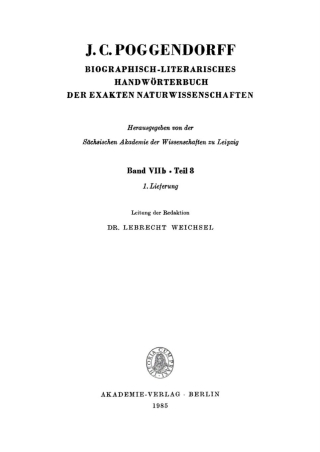 Imagen de portada: Sn – Vl, Lieferung 1 1st edition 9783112646717
