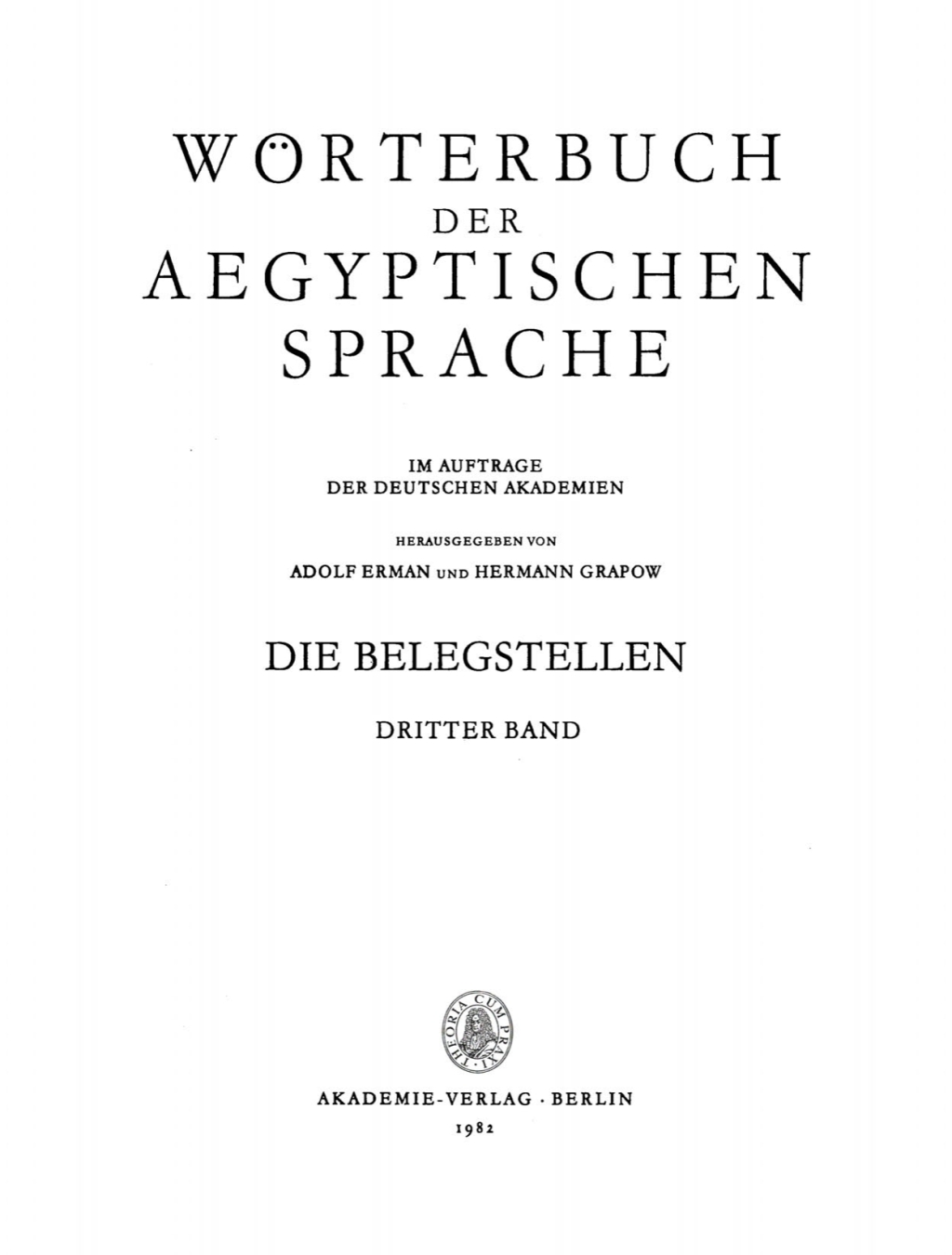 Die Belegstellen, Band 3 4th Edition