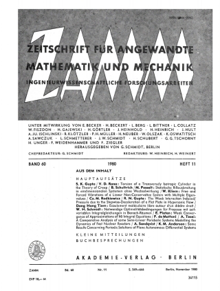 Imagen de portada: November 1980 1st edition 9783112649831