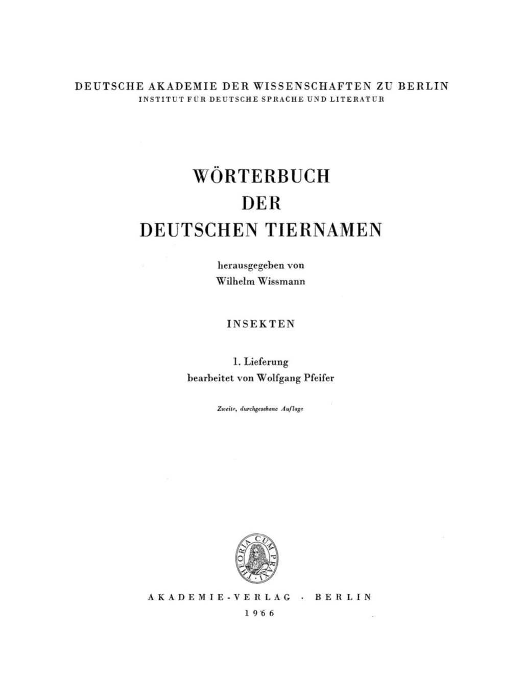 Insekten, Lieferung 1 2nd Edition