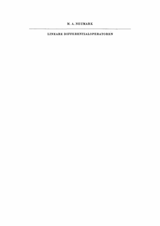表紙画像: Lineare Differentialoperatoren 1st edition 9783112651117