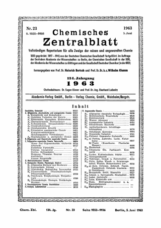 Imagen de portada: 5. Juni 1963 1st edition 9783112651759