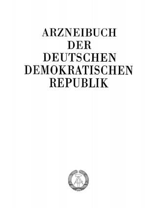 Cover image: 2. AB – DDR. Rezepturen R – Z. 1st edition 9783112658970