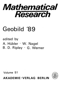 Cover image: Geobild’ 89 1st edition 9783112658994