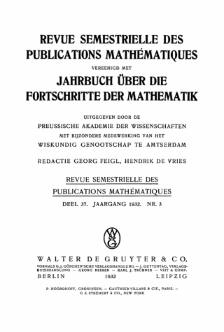 Immagine di copertina: Jaargang 1932 1st edition 9783112659274