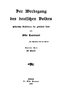 Cover image: Die Neuzeit 1st edition 9783112659557