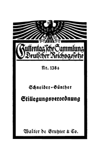 Imagen de portada: Betriebsstillegungsverordnung 2nd edition 9783112659694