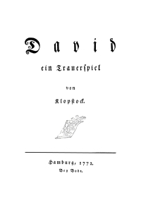 Imagen de portada: David 1st edition 9783112660133