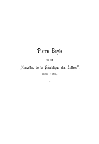 表紙画像: Pierre Bayle und die „Nouvelles de la République des Lettres“ 1st edition 9783112661734