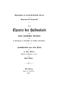 Imagen de portada: Die Theorie der Halbvokale 1st edition 9783112663752