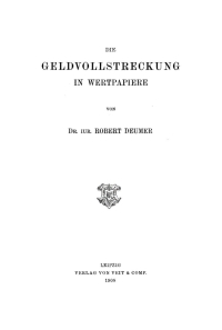 Cover image: Die Geldvollstreckung in Wertpapiere 1st edition 9783112664018