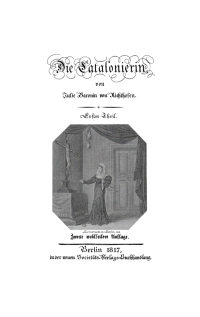 Cover image: Julie von Richthofen: Die Catalonierin. Teil 1 2nd edition 9783112664414