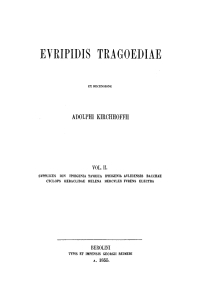 Imagen de portada: Supplices, Ion, Iphigenia Taurica, Iphigenia Aulidensis, Bacchae, Cyclops, Heraclidae, Helena, Hercules furens, Electra 1st edition 9783112665275