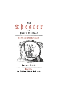 Cover image: Diderot: Das Theater des Herrn Diderot. Teil 2 1st edition 9783112666630