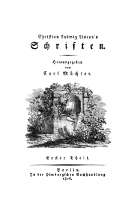 Cover image: Christian Ludwig Liscow: Christian Ludwig Liscov’s Schriften. Teil 1 1st edition 9783112667019