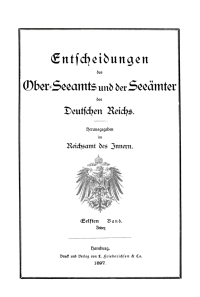 Cover image: Entscheidungen des Ober-Seeamts und der Seeämter des Deutschen Reichs. Band 11, Index 1st edition 9783112668573