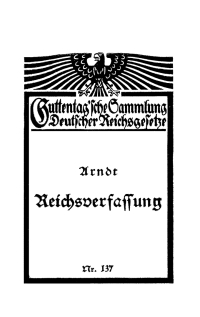 Imagen de portada: Die Verfassung des Deutschen Reichs vom 11. August 1919 2nd edition 9783112668658