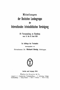 表紙画像: Hamburg, 11–13 Juni 1924 1st edition 9783112669556