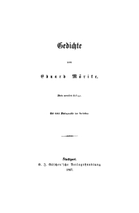 Cover image: Gedichte 4th edition 9783112669617